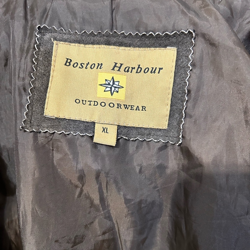 Y2K Boston Harbour Genuine Leather Jacket Size XL - Picture 11 of 15